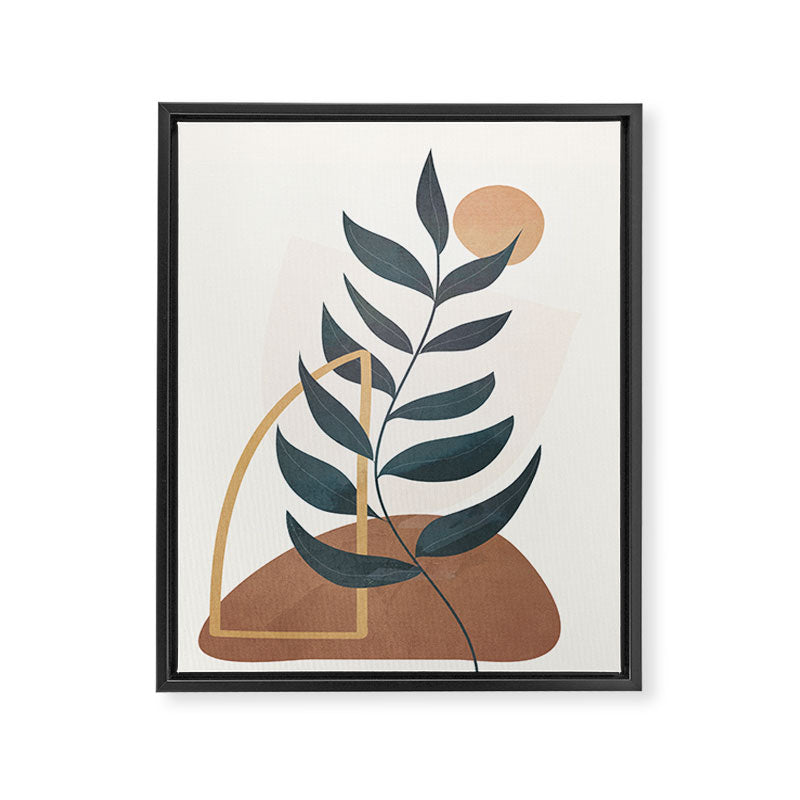 Abstract Rock Geometry 11 Framed Canvas Print Gallery Image 6