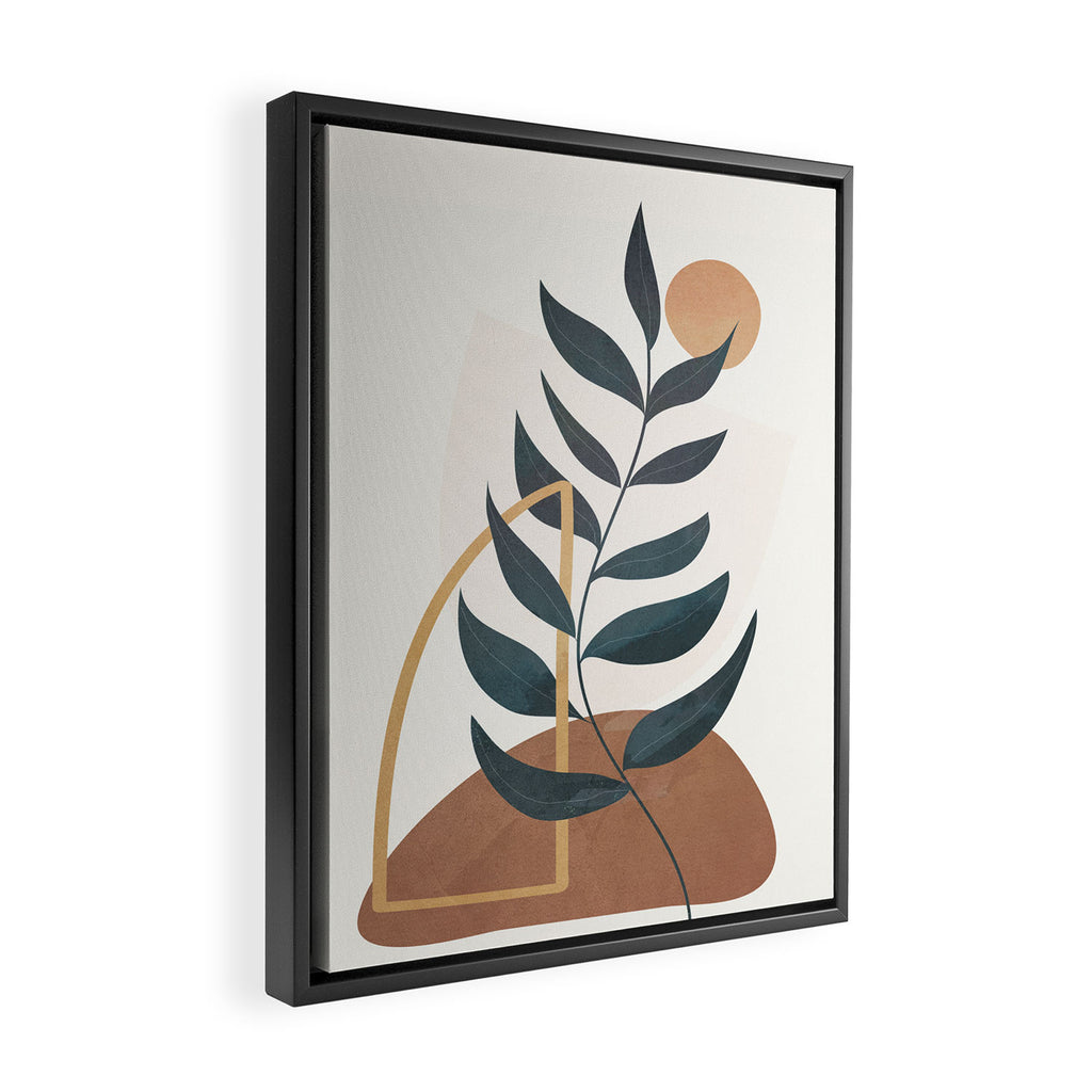 Abstract Rock Geometry 11 Framed Canvas Print Gallery Image 2