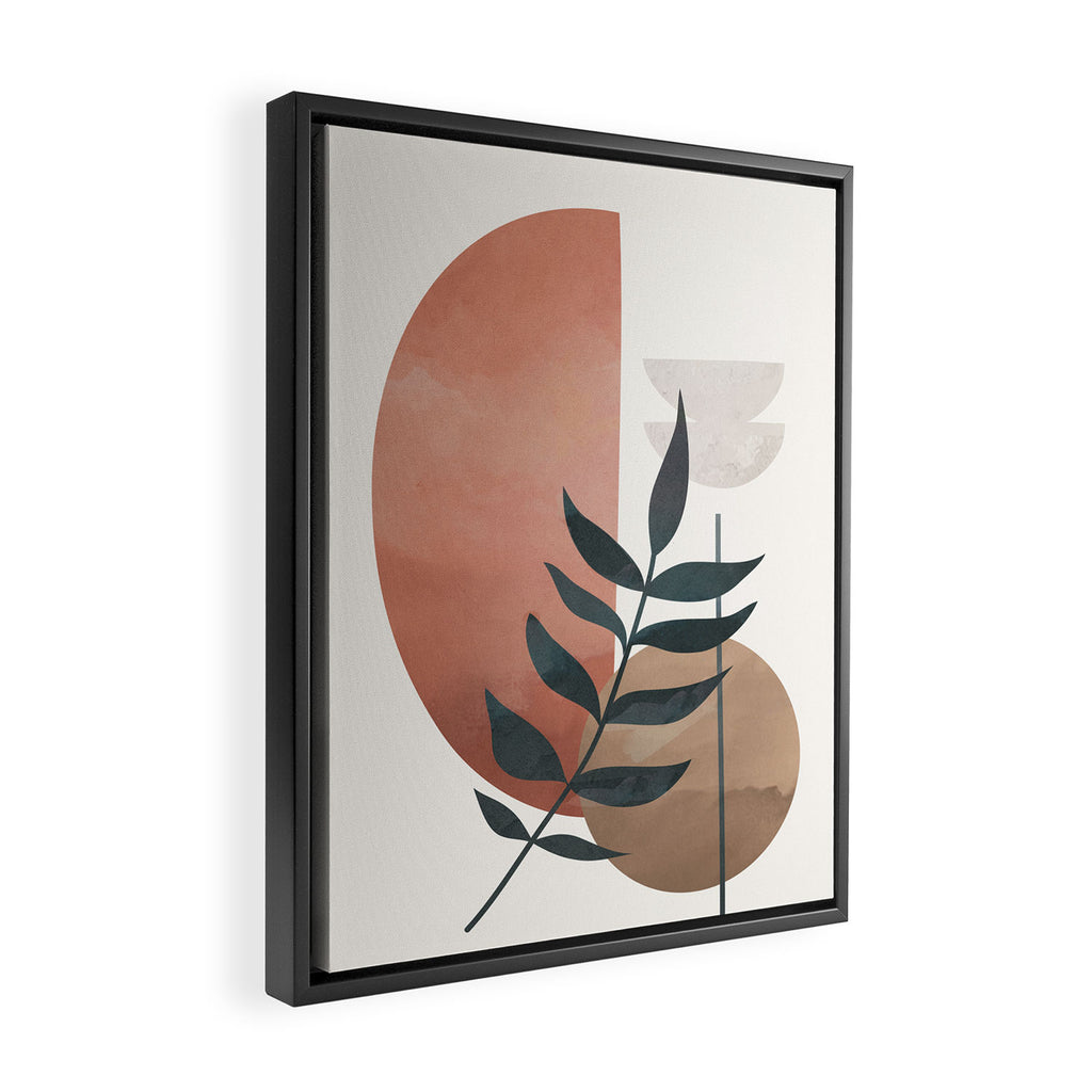 Abstract Rock Geometry 12 Framed Canvas Print Gallery Image 2