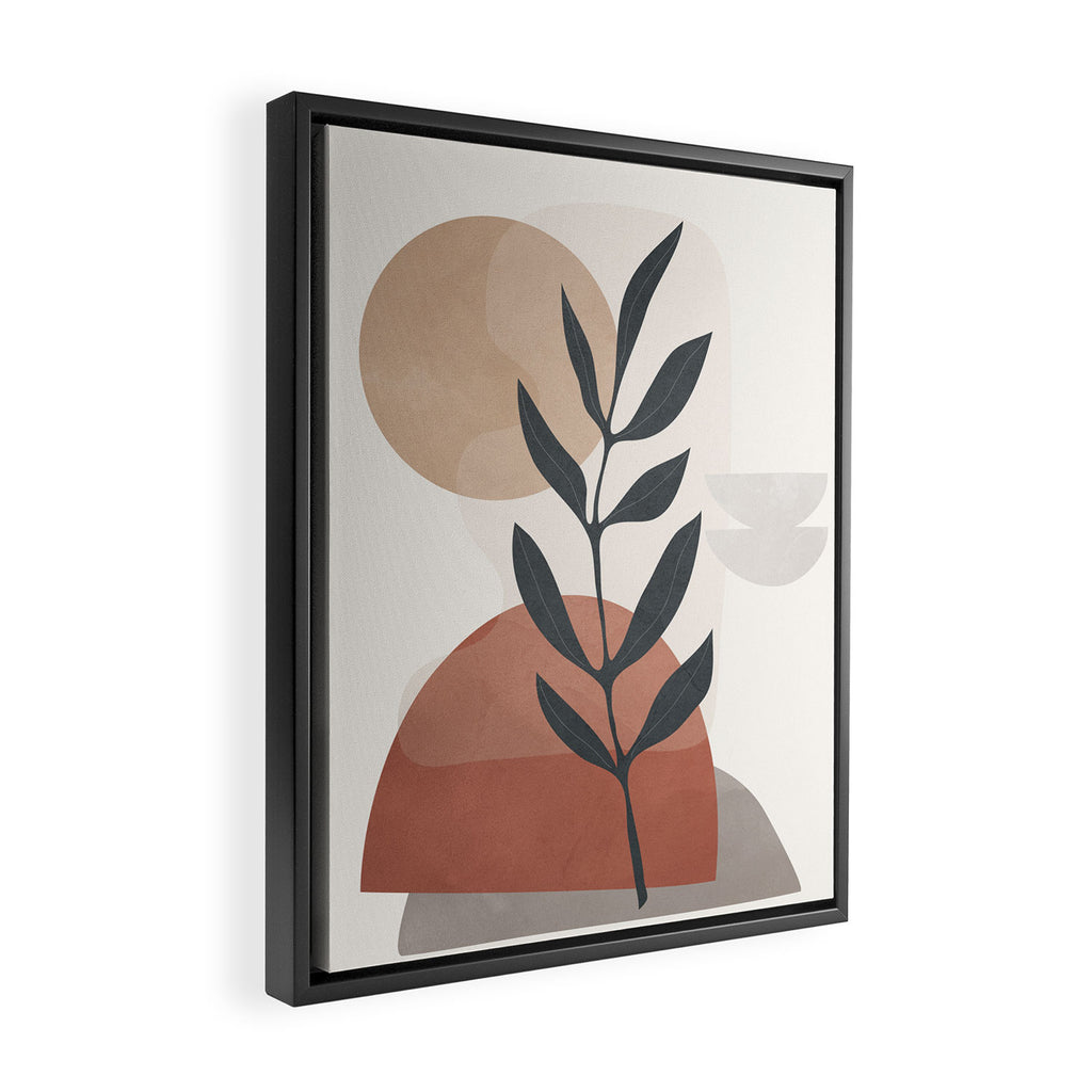 Abstract Rock Geometry 13 Framed Canvas Print Gallery Image 2