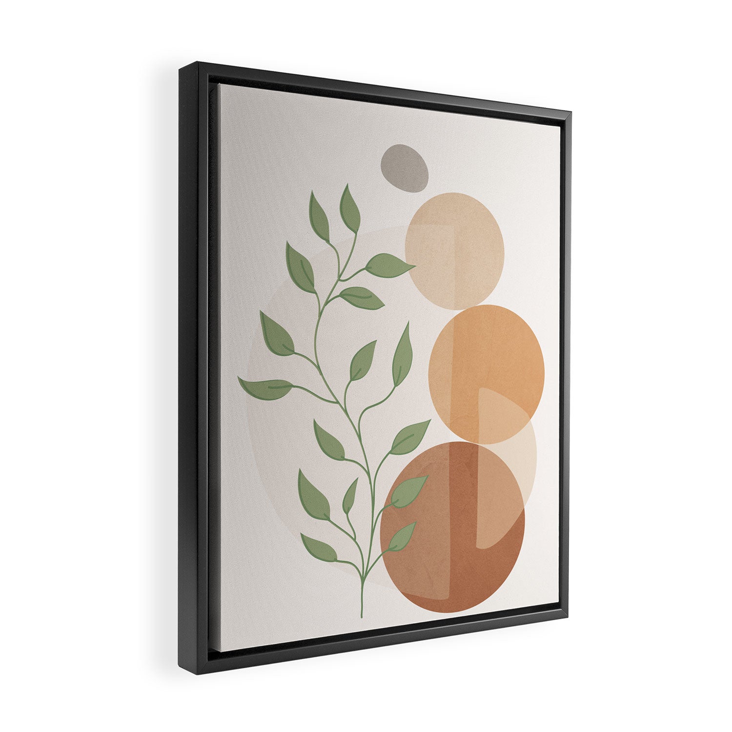 Abstract Rock Geometry 19 Framed Canvas Print Gallery Image 2