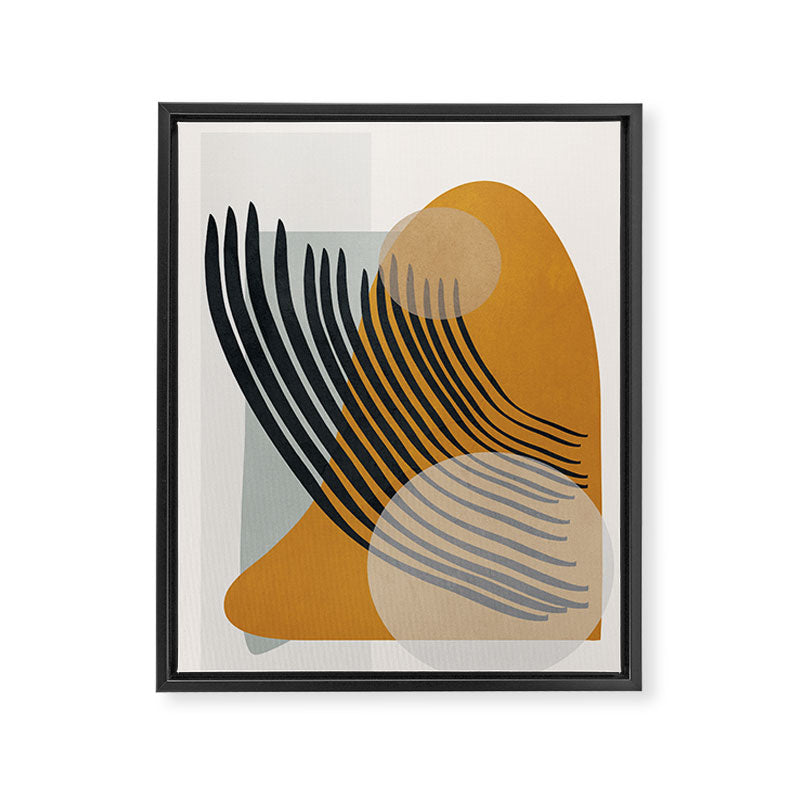 Abstract Shapes 33 Framed Canvas Print Gallery Image 6