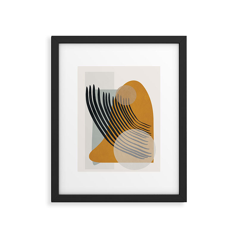 Abstract Shapes 33 Framed Art Print Gallery Image 5