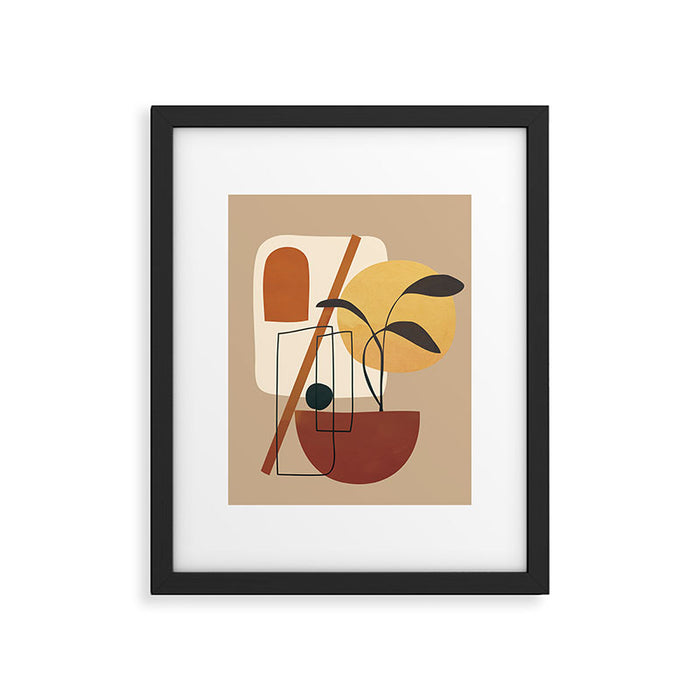 Abstract Shapes No 17 Framed Art Print Gallery Image 1