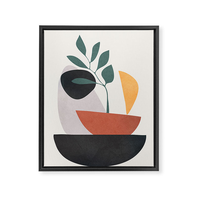 Abstract Shapes No 23 Framed Canvas Print Gallery Image 6