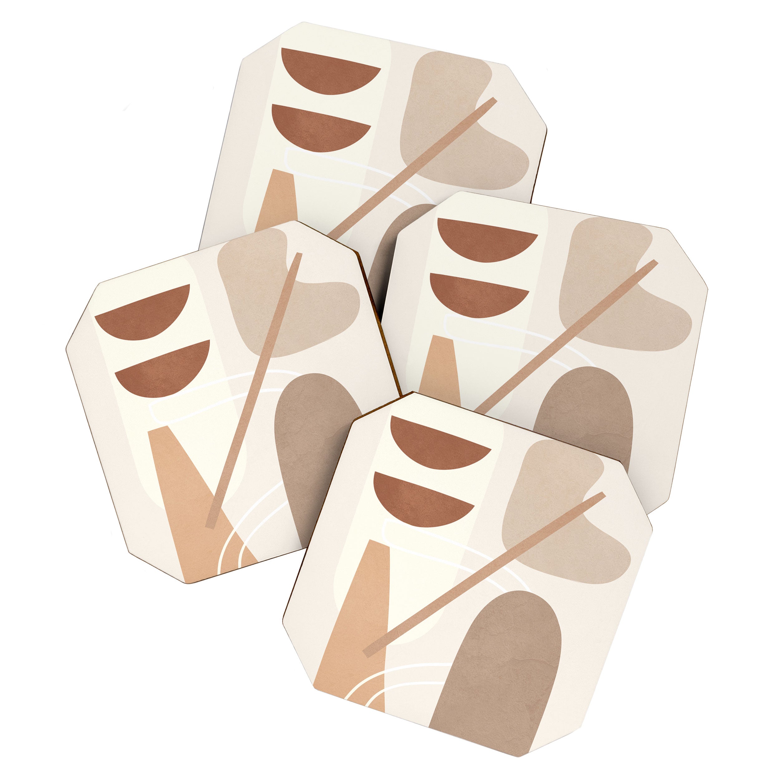 Abstract Shapes No 23 Coaster Gallery Image 1
