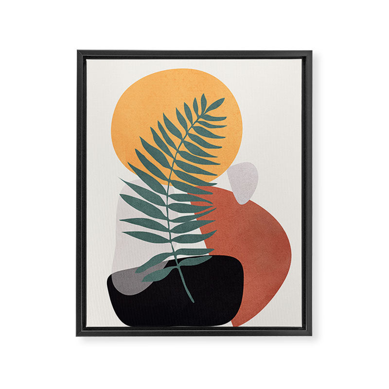Abstract Shapes No.24 Framed Canvas Print Gallery Image 6