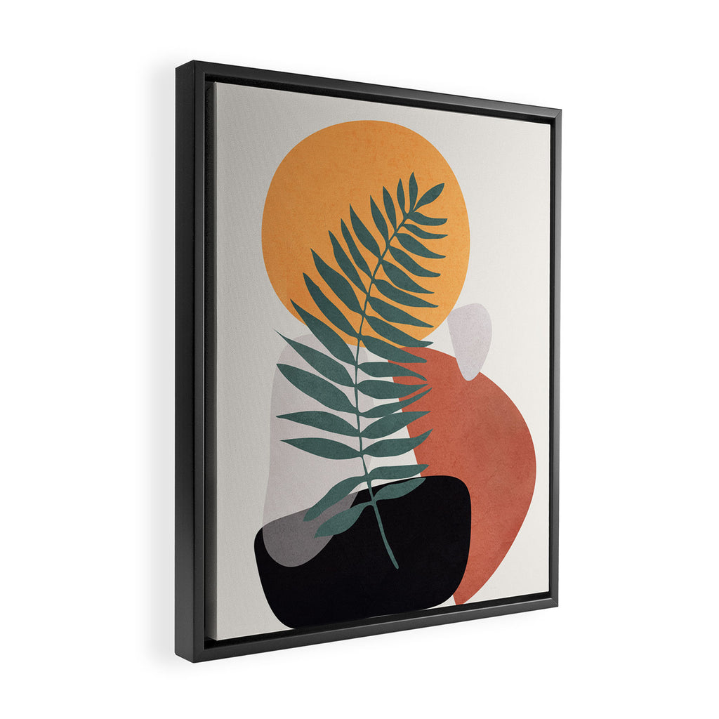Abstract Shapes No.24 Framed Canvas Print Gallery Image 2