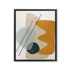 Abstract Shapes No27 Framed Canvas Print Gallery Image 6