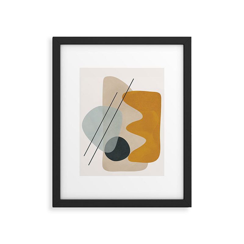 Abstract Shapes No27 Framed Art Print Gallery Image 5