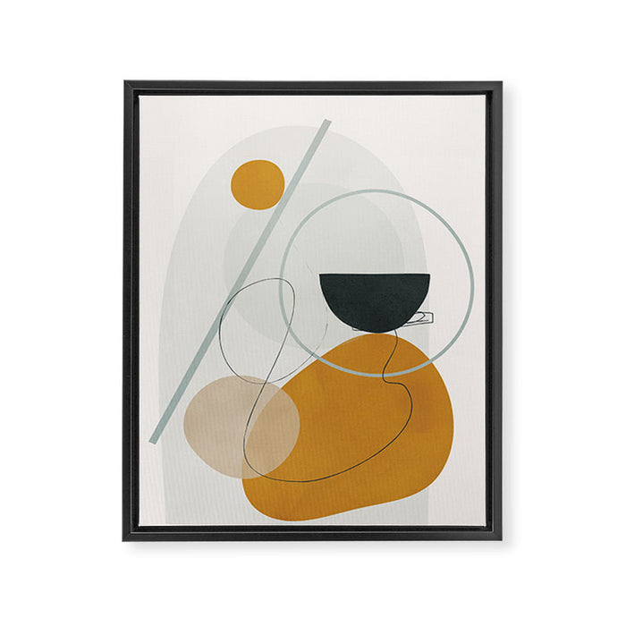 Abstract Shapes No.30 Framed Canvas Print Gallery Image 1
