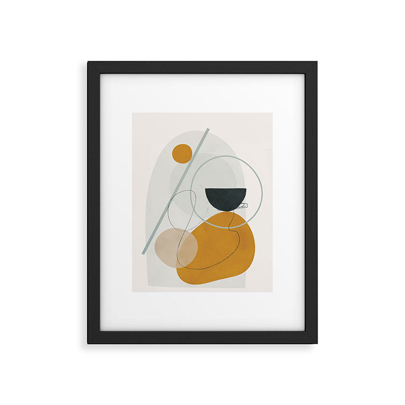 Abstract Shapes No.30 Framed Art Print Gallery Image 5
