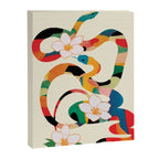 Abstract Snakes in the Flowers 1 Canvas Print Gallery Image 6