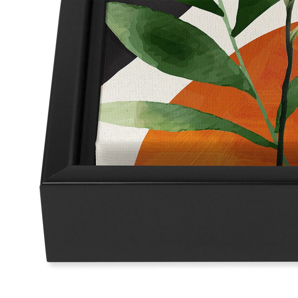Abstract Tropical Art 12 Framed Canvas Print Gallery Image 3