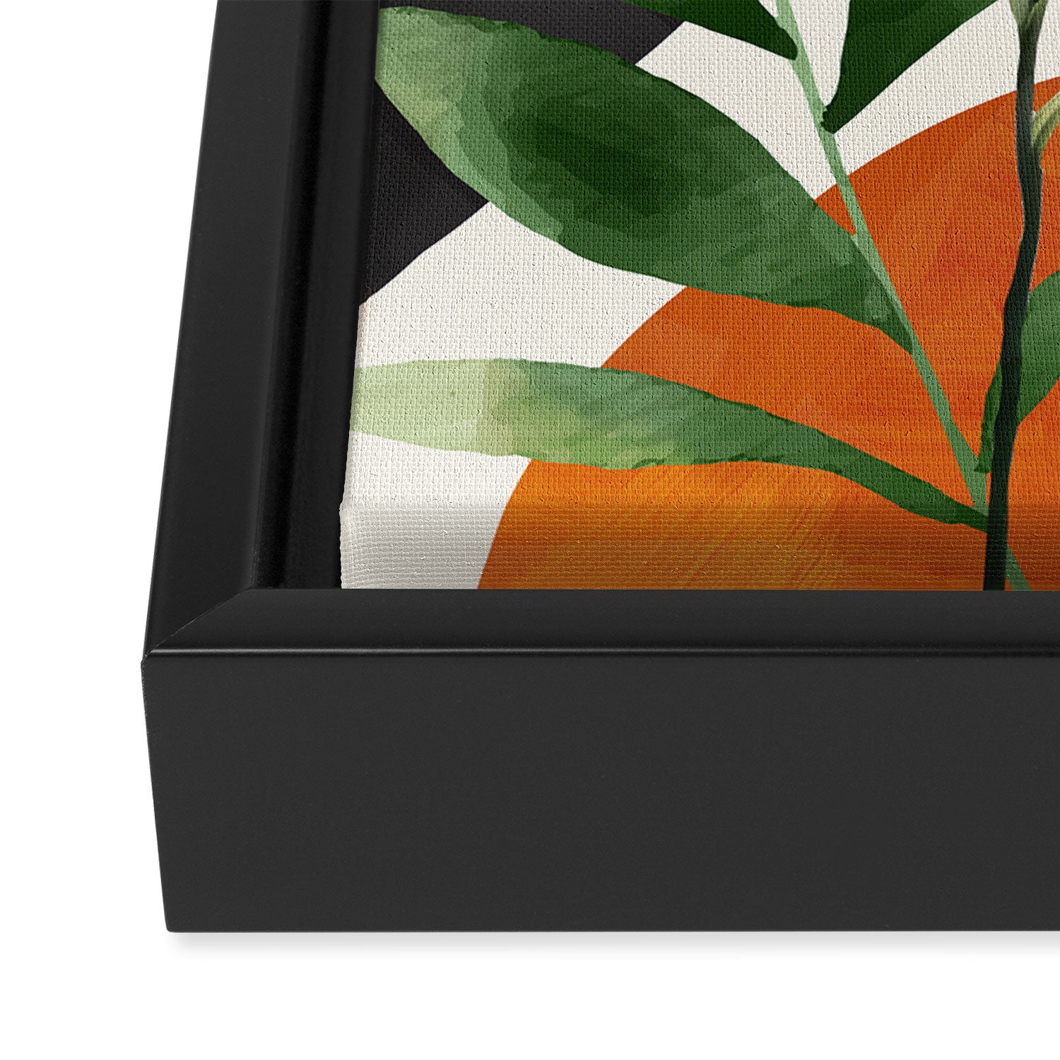 Abstract Tropical Art 12 Framed Canvas Print Gallery Image 3