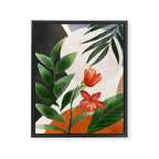 Abstract Tropical Art 12 Framed Canvas Print Gallery Image 6