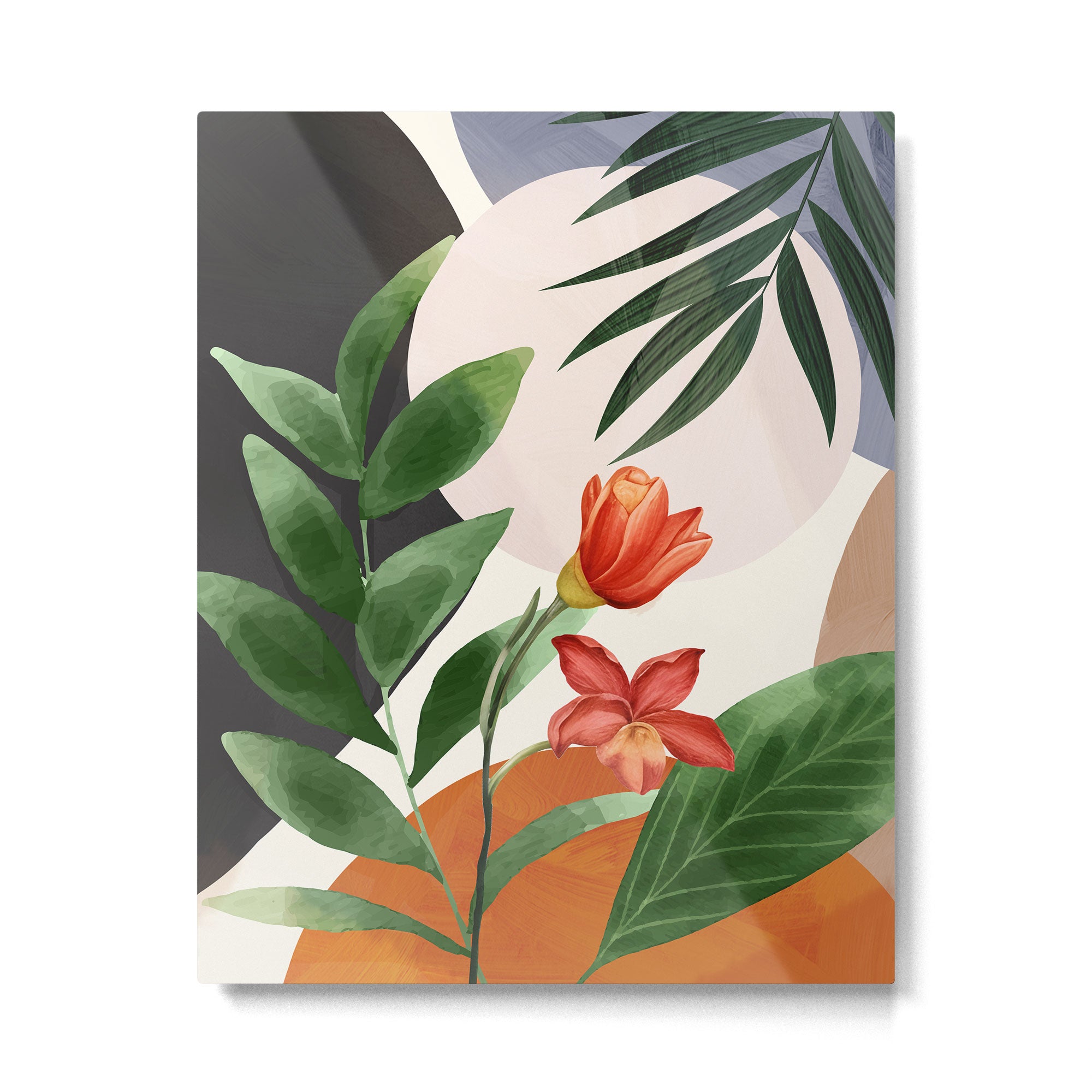 Abstract Tropical Art 12 Metal Print Gallery Image 4