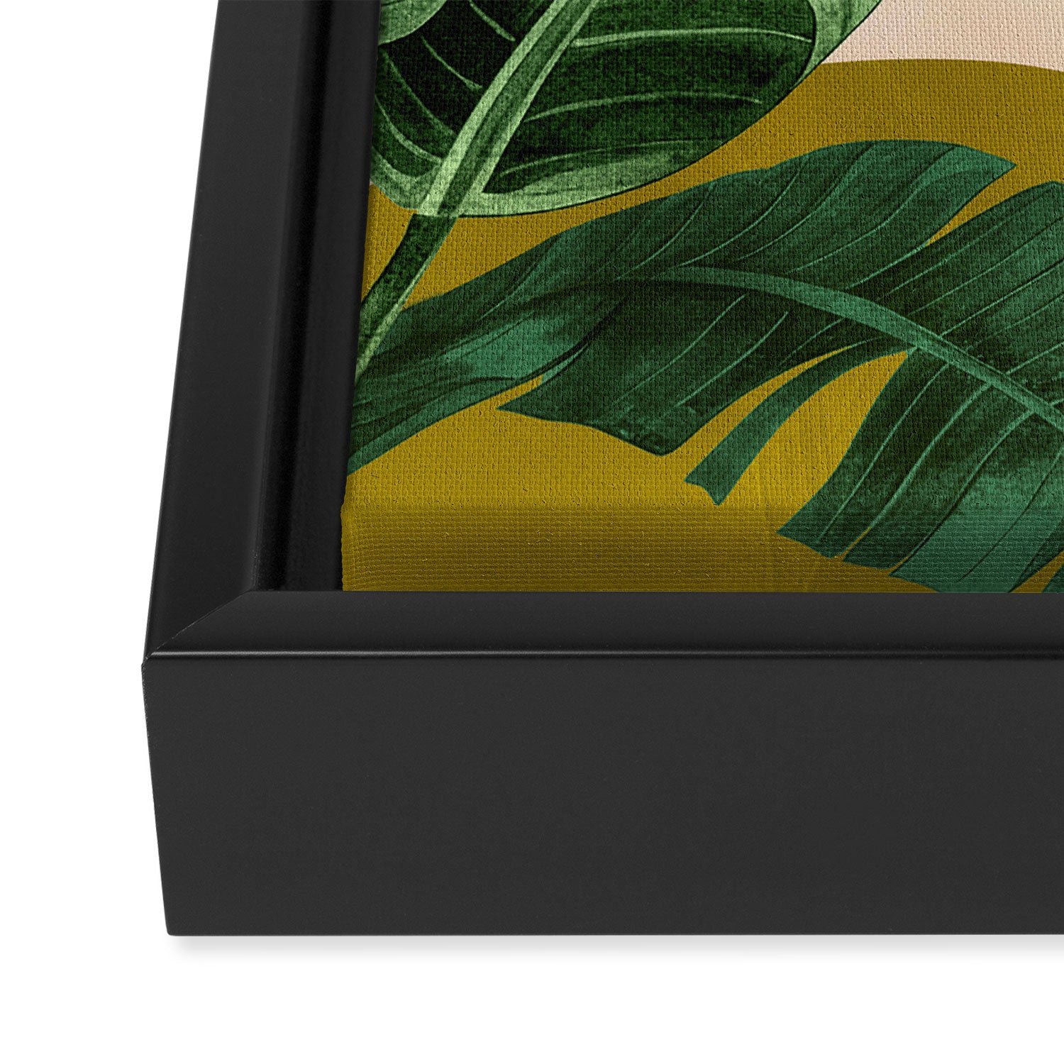 Abstract Tropical Art 15 Framed Canvas Print Gallery Image 3