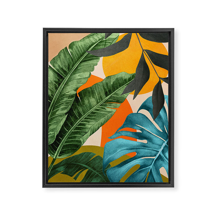 Abstract Tropical Art 15 Framed Canvas Print Gallery Image 1