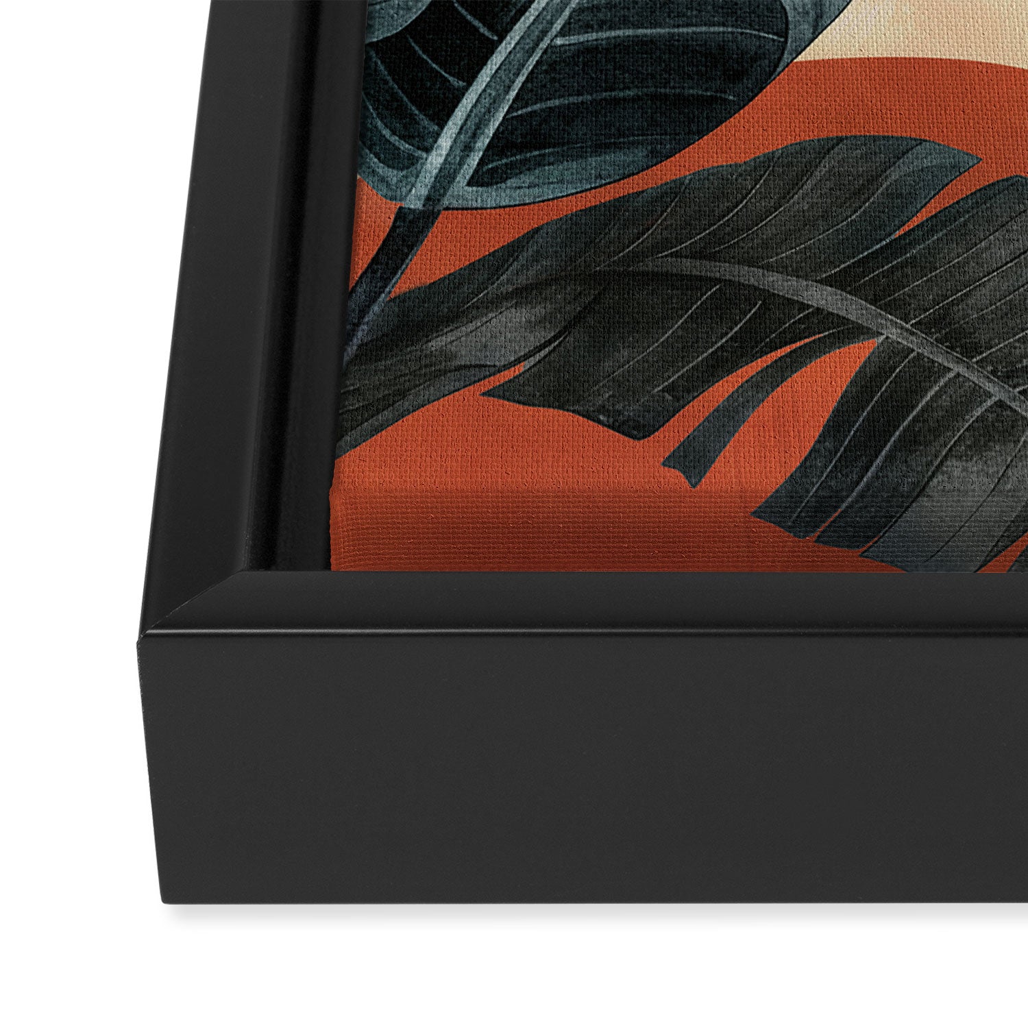 Abstract Tropical Art 16 Framed Canvas Print Gallery Image 3