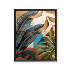 Abstract Tropical Art 16 Framed Canvas Print Gallery Image 6