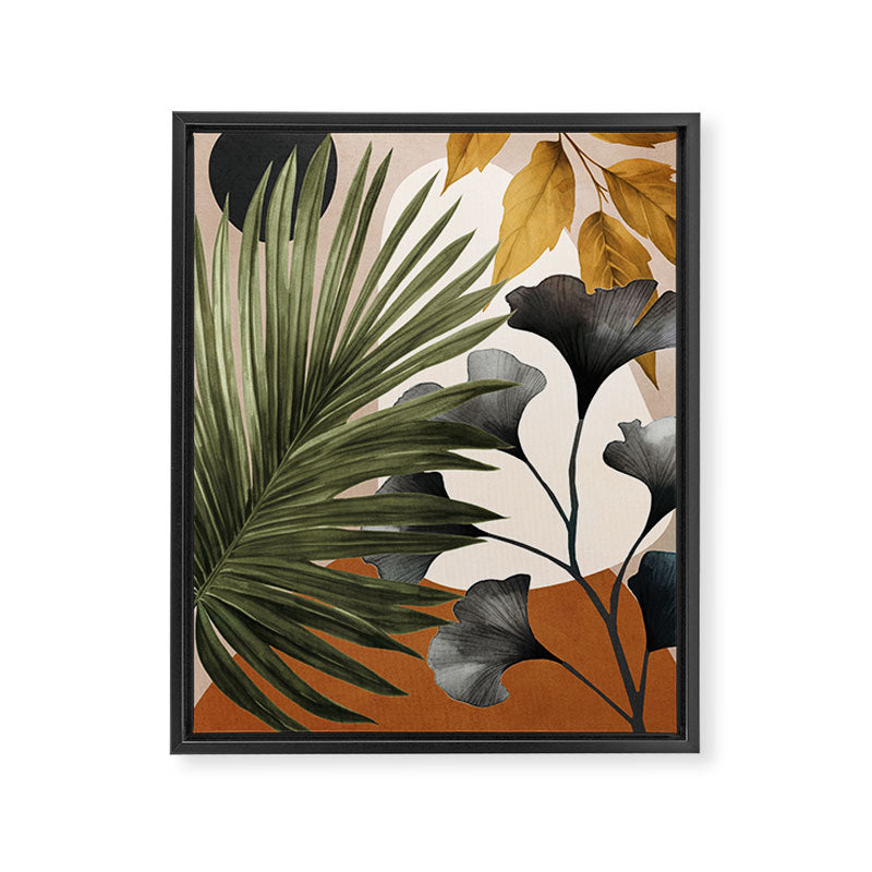 Abstract Tropical Art 17 Framed Canvas Print Gallery Image 6