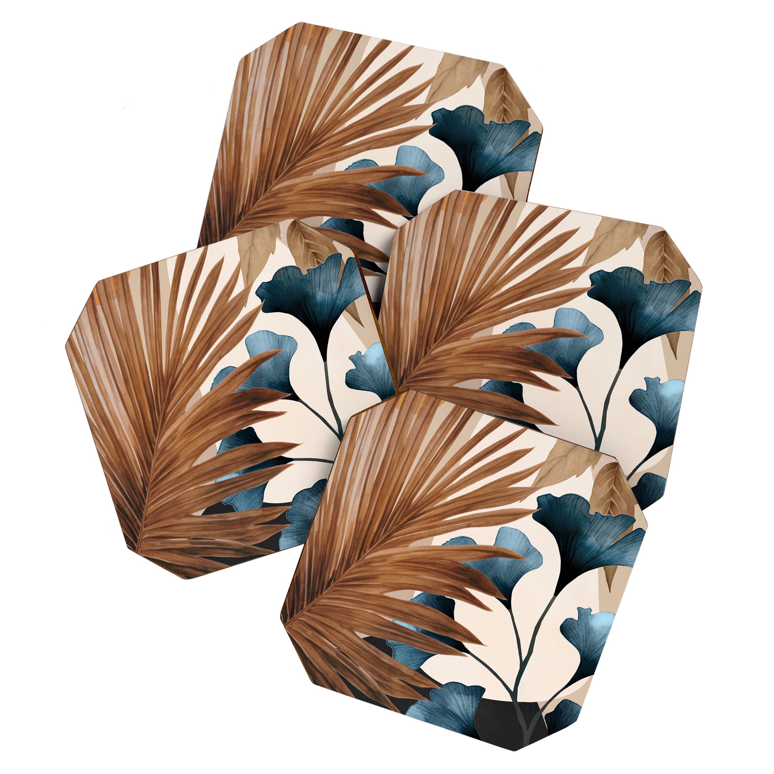 Abstract Tropical Art 18 Coaster Gallery Image 1