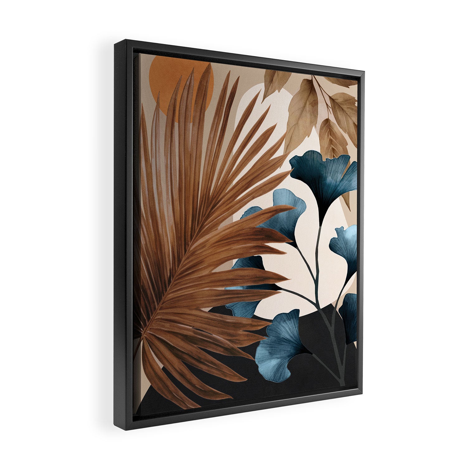 Abstract Tropical Art 18 Framed Canvas Print Gallery Image 2