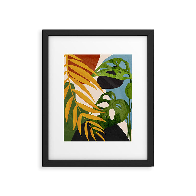 Abstract Tropical Art 2 Framed Art Print Gallery Image 4