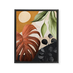 Abstract Tropical Art 20 Framed Canvas Print Gallery Image 6