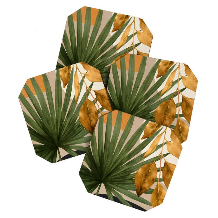 Abstract Tropical Art 21 Coaster Gallery Image 1