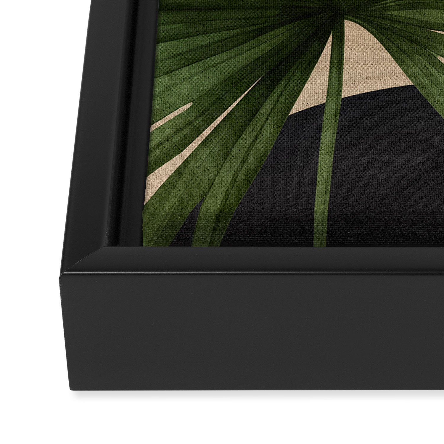 Abstract Tropical Art 21 Framed Canvas Print Gallery Image 3