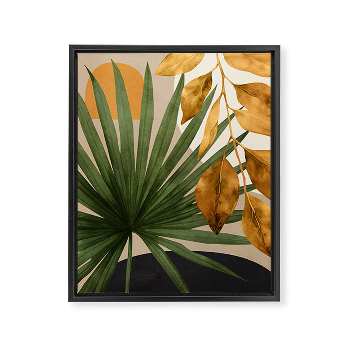Abstract Tropical Art 21 Framed Canvas Print Gallery Image 1