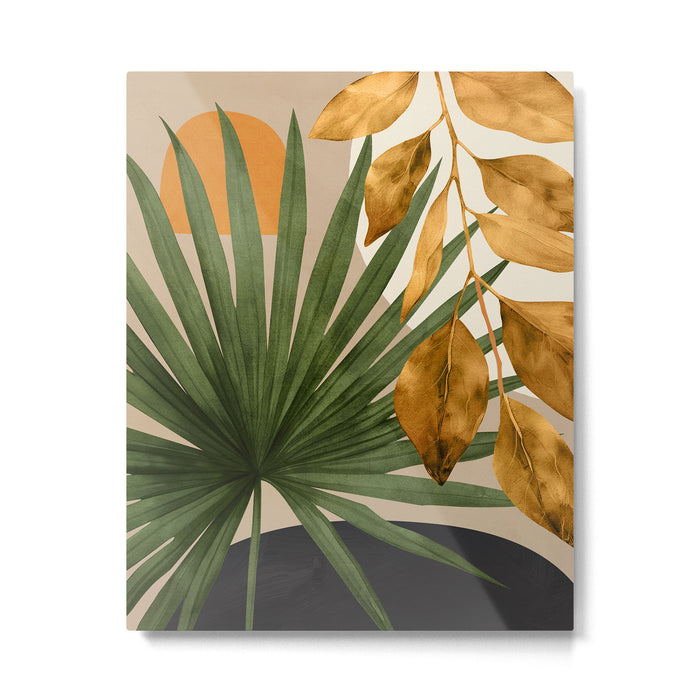 Abstract Tropical Art 21 Metal Print Gallery Image 1