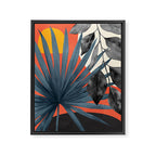 Abstract Tropical Art 22 Framed Canvas Print Gallery Image 6
