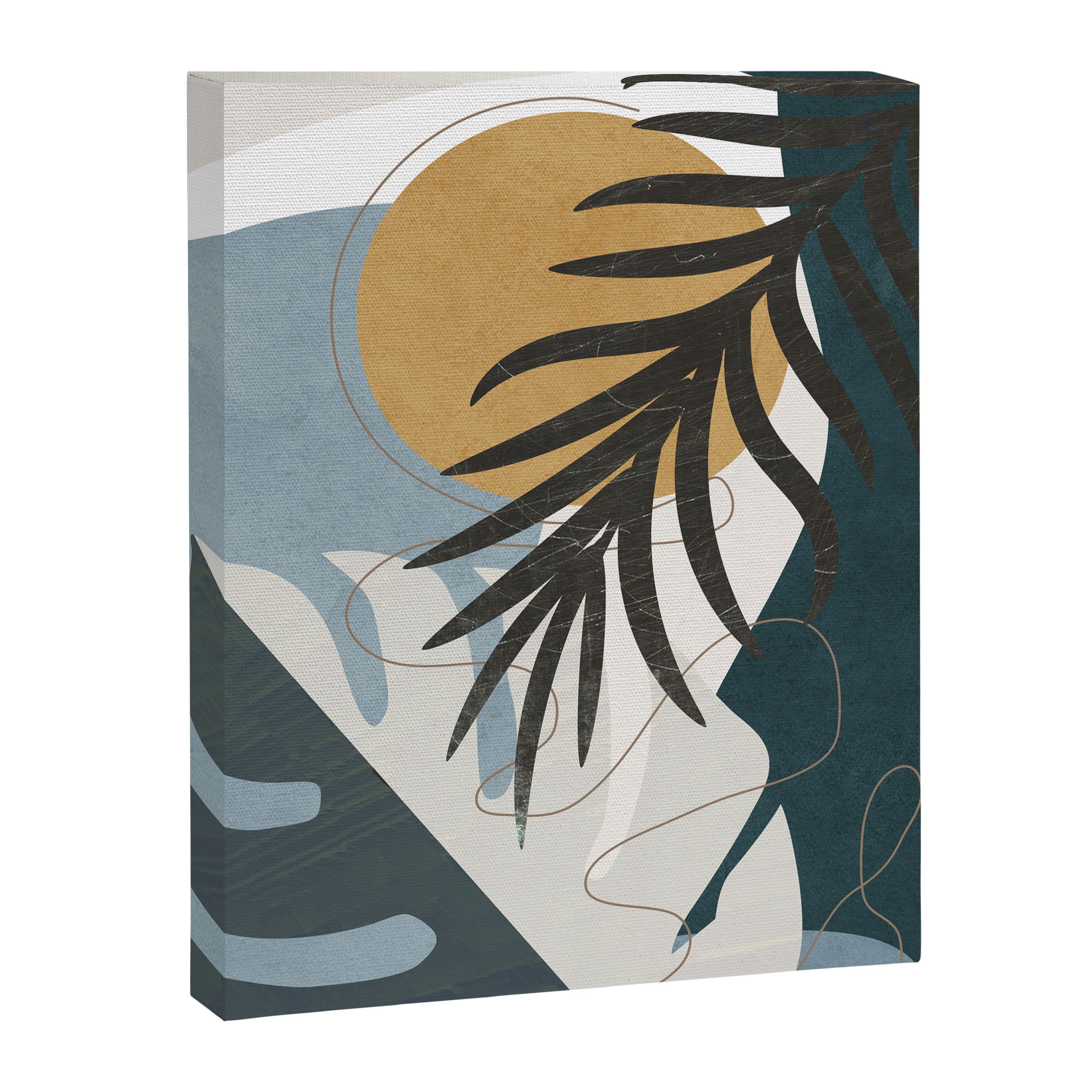 Abstract Tropical Art II Canvas Print Gallery Image 6