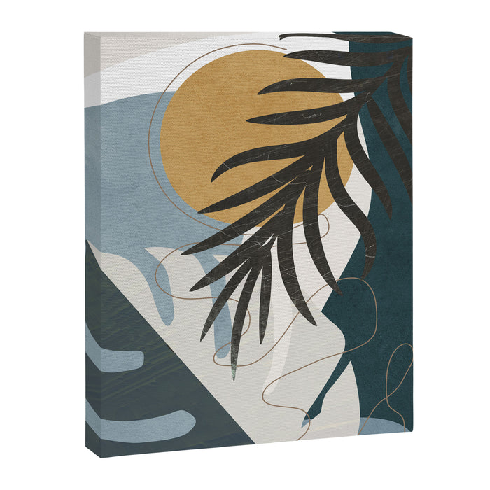 Abstract Tropical Art II Canvas Print Gallery Image 1