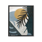 Abstract Tropical Art II Framed Canvas Print Gallery Image 6