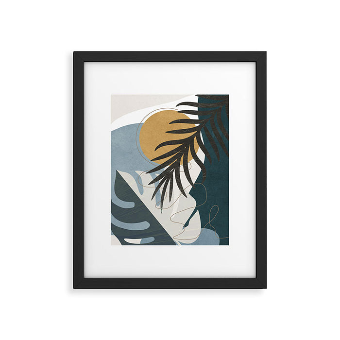 Abstract Tropical Art II Framed Art Print Gallery Image 1