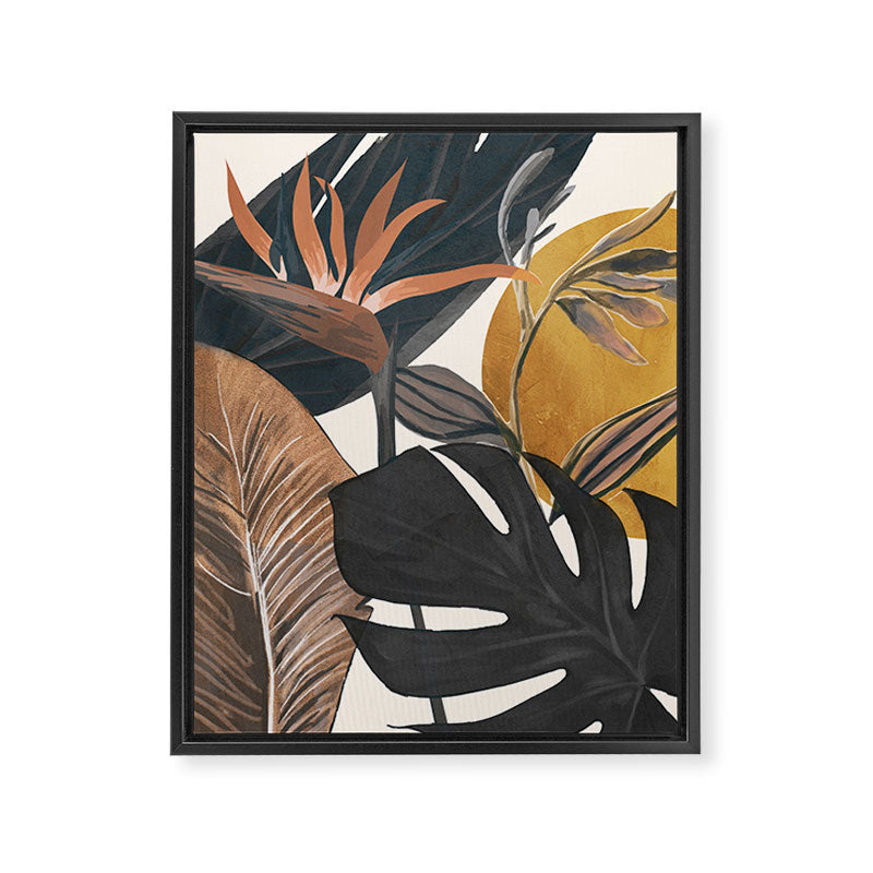 Abstract Tropical Art III Framed Canvas Print Gallery Image 6
