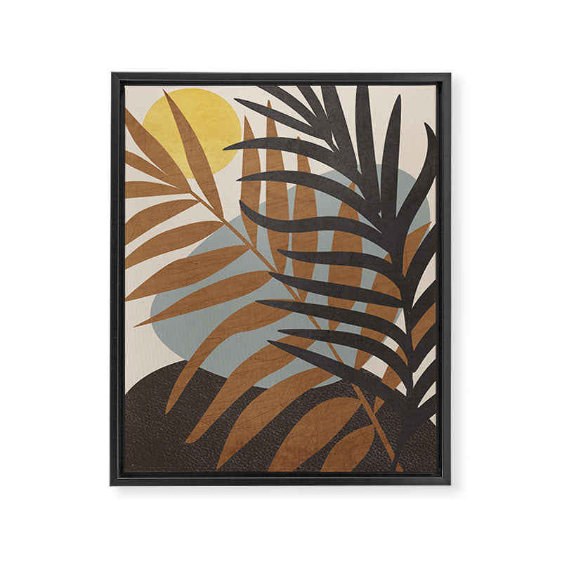 Abstract Tropical Art IV Framed Canvas Print Gallery Image 6