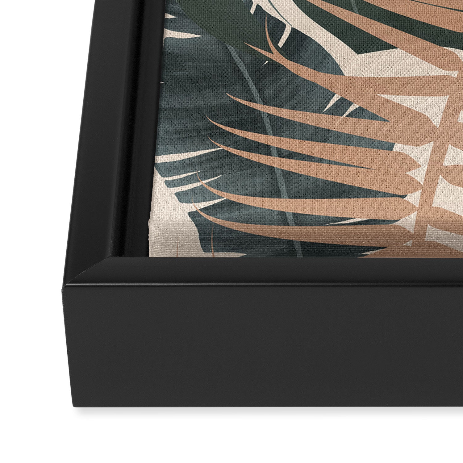 Abstract Tropical Art V Framed Canvas Print Gallery Image 3