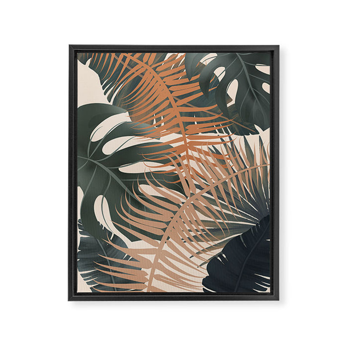 Abstract Tropical Art V Framed Canvas Print Gallery Image 1