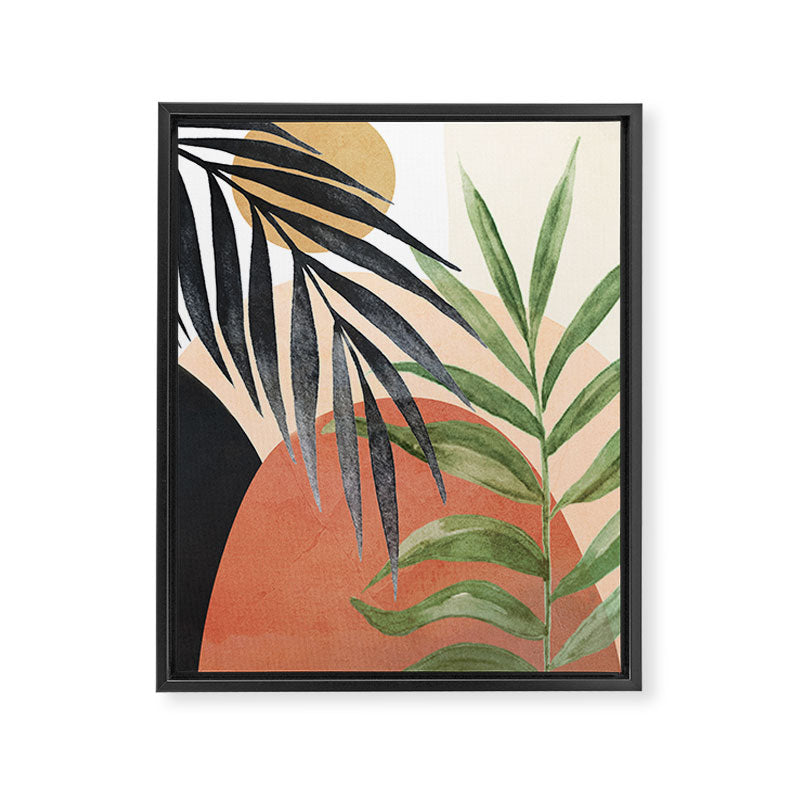 Abstract Tropical Art VI Framed Canvas Print Gallery Image 6