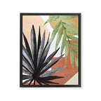 Abstract Tropical Art VII Framed Canvas Print Gallery Image 8