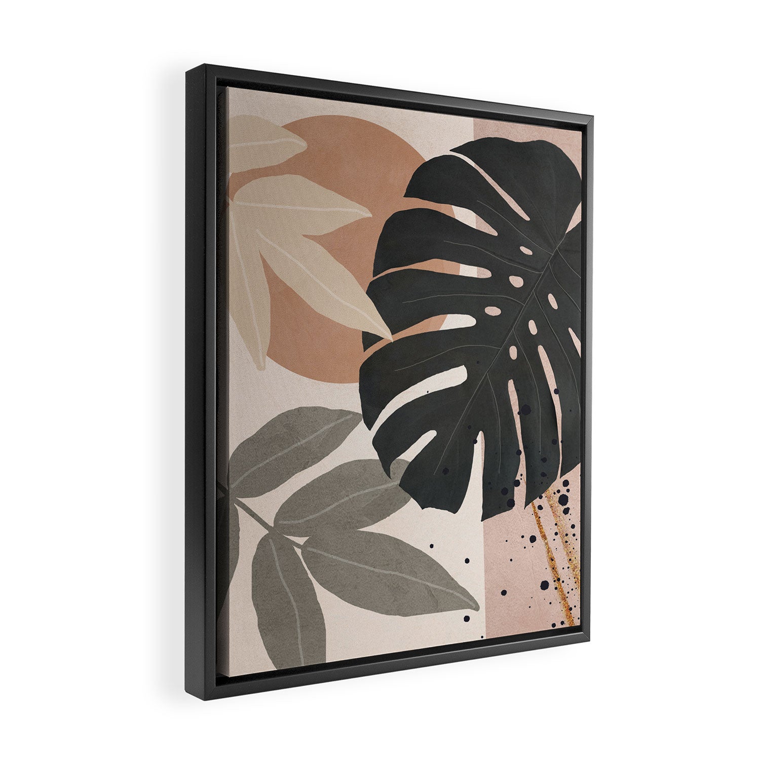 Abstract Tropical Art X Framed Canvas Print Gallery Image 2