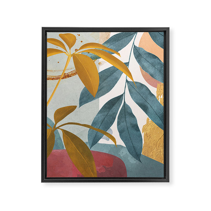 Abstract Tropical Art XIII Framed Canvas Print Gallery Image 8