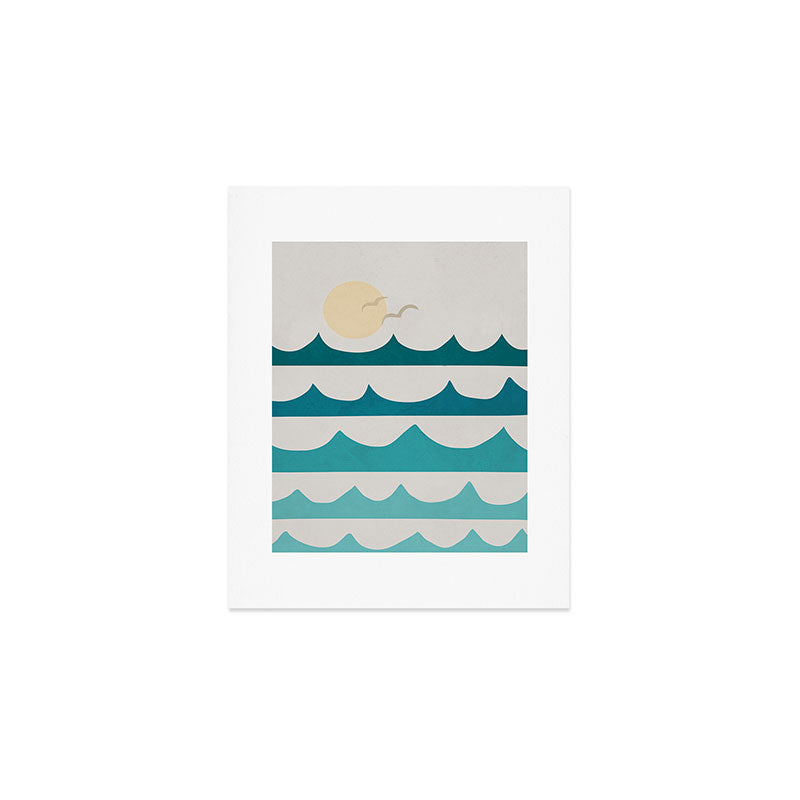 Abstract Waves Art Print Gallery Image 1