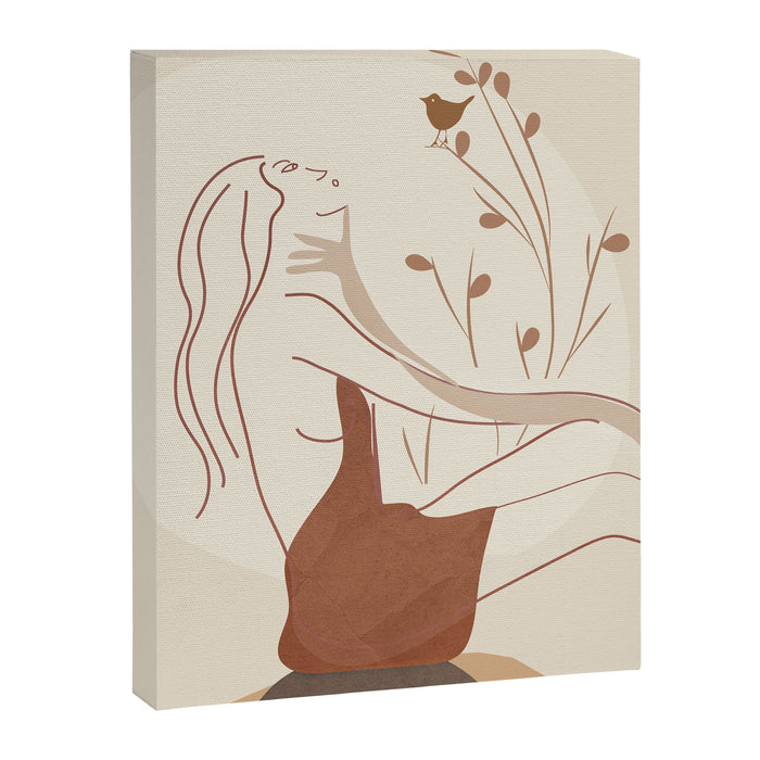 Abstract Woman Canvas Print Gallery Image 1
