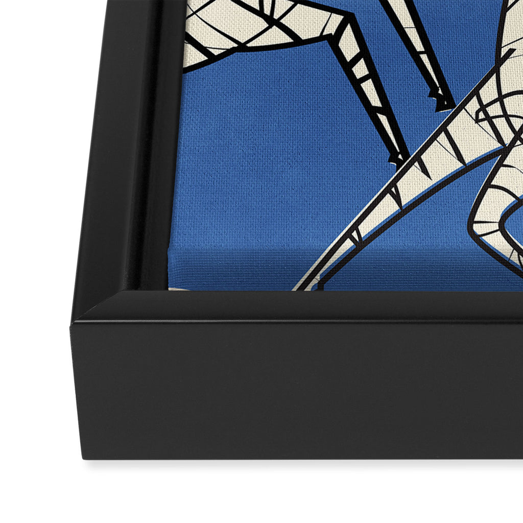 Abstract Zebras 3 Framed Canvas Print Gallery Image 3